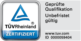 TÜV Rheinland zertifiziert